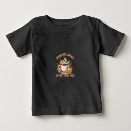 Camiseta Para Bebê Cozy Pumpkin Spice & Everything Nice T-Shirt - Aut
