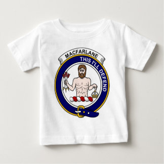 Camiseta Para Bebê Crachá do clã de MacFarlane