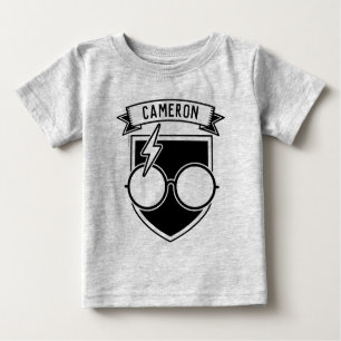 Camiseta Para Bebê Crachá HARRY POTTER™ Personalizado