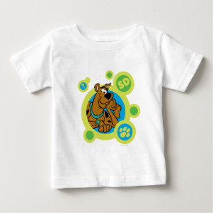 Camiseta Para Bebê Crachá SD dos Círculos Scooby-Doo