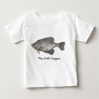 Camiseta Para Bebê CRAPPIE, Minha Pequena Crappie