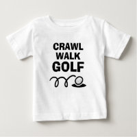 Crawl Walk Golf, bebê bonitinho para recém-nascido