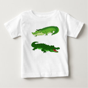 Camiseta Para Bebê Crazy Croc Duo"