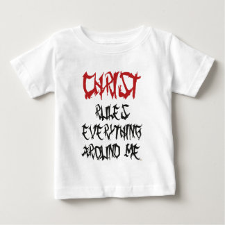 Camiseta Para Bebê Cream2