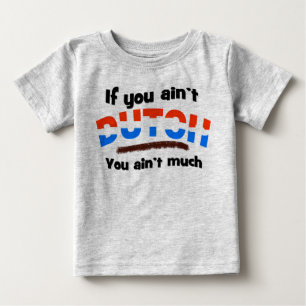Camiseta Para Bebê Creeper infantil holandês