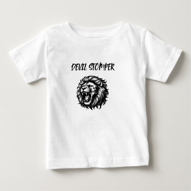 Camiseta Para Bebê criações com_fe (Frente)