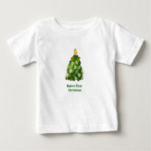 Camiseta Para Bebê Criador de Natal do Bebê