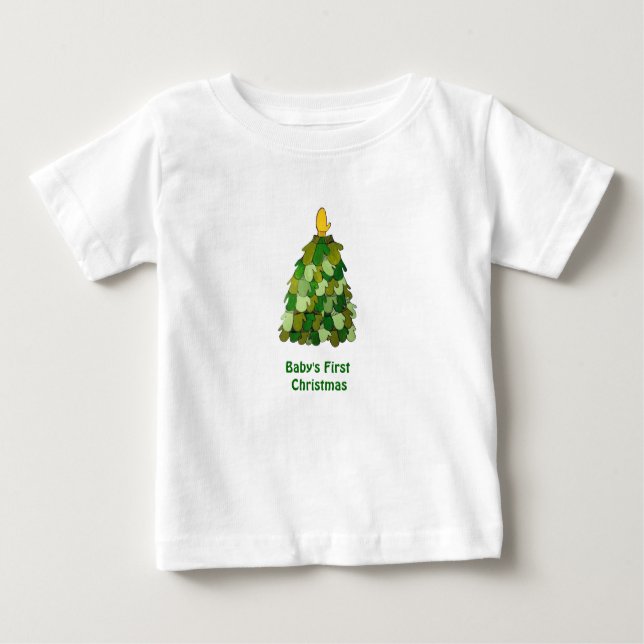 Camiseta Para Bebê Criador de Natal do Bebê (Frente)