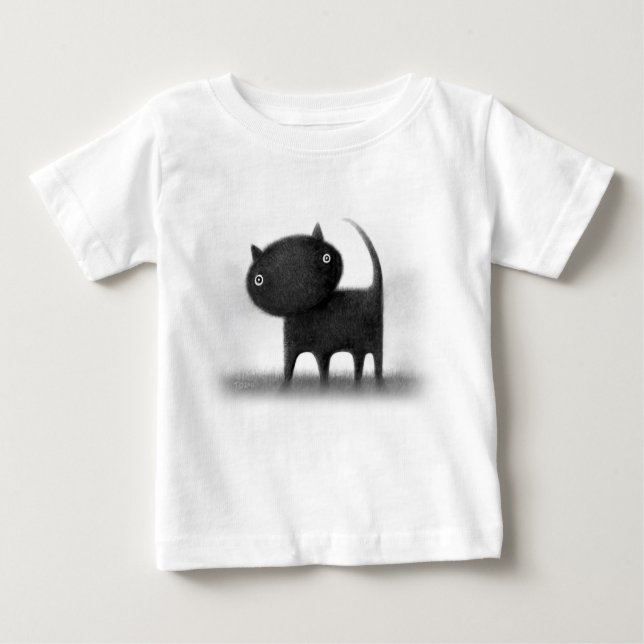 Camiseta Para Bebê Criança de "Mog" (Frente)