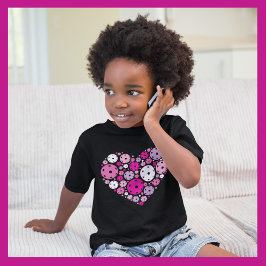 Camiseta Para Bebê Criança de Namorados de Bateria 💘
