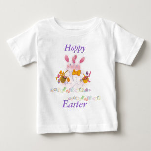 Camiseta Para Bebê Criança de páscoa T-Shirt