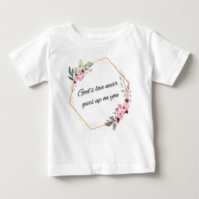 Camiseta Para Bebê Criança do Amor de Deus (Frente)