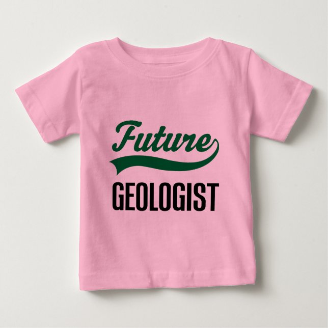 Camiseta Para Bebê Criança do geólogo (futuro) (Frente)