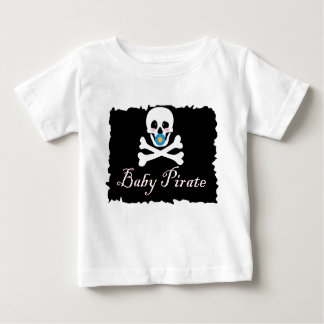 Camiseta Para Bebê Criança do pirata do bebê/t-shirt da criança