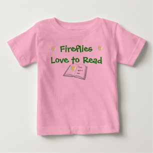 Camiseta Para Bebê Criança do vaga-lume