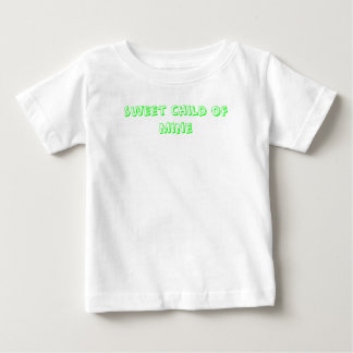 Camiseta Para Bebê criança doce do sleepsuit da mina