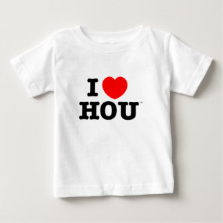 Camiseta Para Bebê Criança eu amo o t-shirt de houston