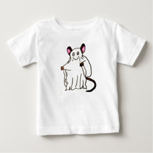 Camiseta Para Bebê Criança GHOST DO MOUSE HALLOWEEN