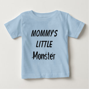 Camiseta Para Bebê Criança pequena do monstro da mamã/Tshirt infantil