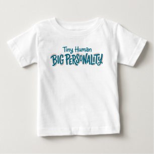 Camiseta Para Bebê Criança Pequena Grande Personalidade