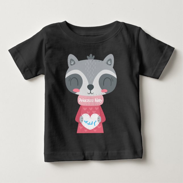 Camiseta Para Bebê Criança Princesa T-Shirt (Frente)