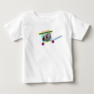 Camiseta Para Bebê Criança que aprende o T