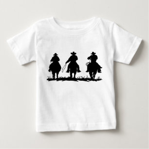 Camiseta Para Bebê Criança T-Shirt de Campo e Cowboys