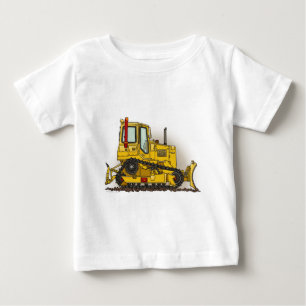 Camiseta Para Bebê Criança T-Shirt Grande Bulldozer
