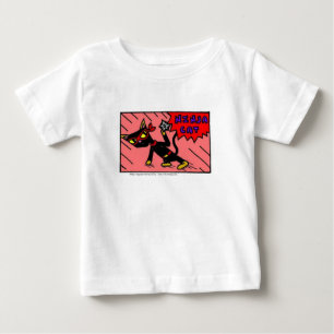 Camiseta Para Bebê Criança T-Shirt Mel NINJA CAT