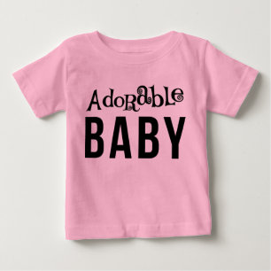 Camiseta Para Bebê Crianças Adoráveis, Crianças, Bebês, Cuta