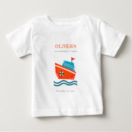 Camiseta Para Bebê Crianças Brilhantes, Barcos Náuticos, Qualquer Ida