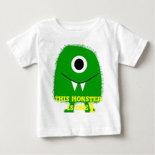 Camiseta Para Bebê Crianças/camisa monstro dos miúdos