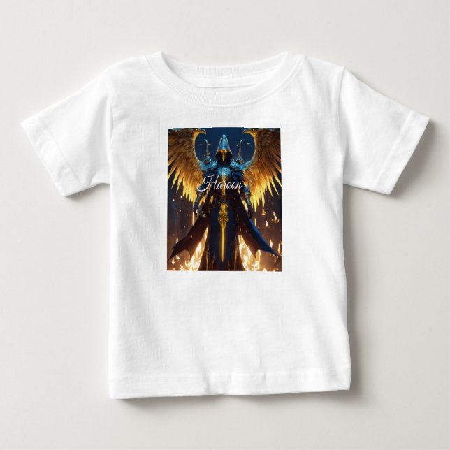 Camiseta Para Bebê Crianças - Coleção de Bebês - Modelo Angel Baby (Frente)