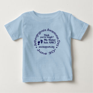 Camiseta Para Bebê Crianças de Consciência AMC Tee *Irmã*
