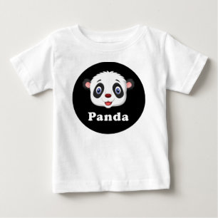 Camiseta Para Bebê Crianças de Panda Toddler Baby Raglan T-Shirt