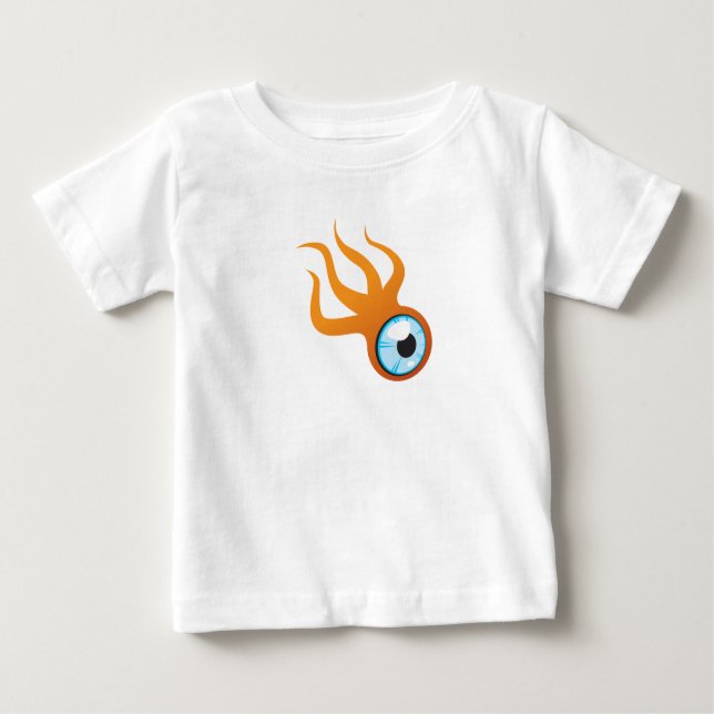 Camiseta Para Bebê Crianças de Squidoo (Frente)