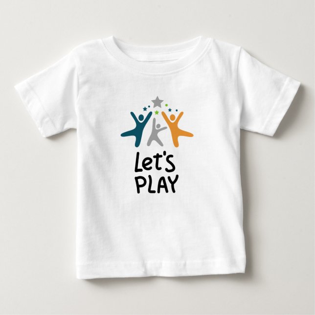 Camiseta Para Bebê Crianças de Verão (Frente)