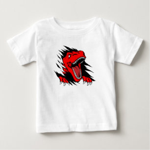 Camiseta Para Bebê Crianças dinossauros