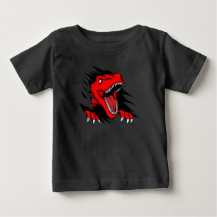 Camiseta Para Bebê Crianças dinossauros