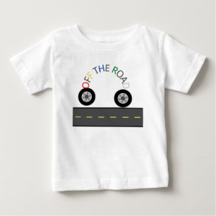 Camiseta Para Bebê Crianças Divertidas Branco