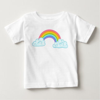 Camiseta Para Bebê Crianças do Rainbow T-Shirt