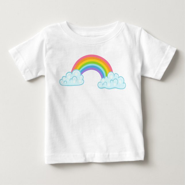 Camiseta Para Bebê Crianças do Rainbow T-Shirt (Frente)
