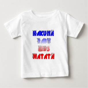 Camiseta Para Bebê Crianças Francesas Hakuna Matata.png