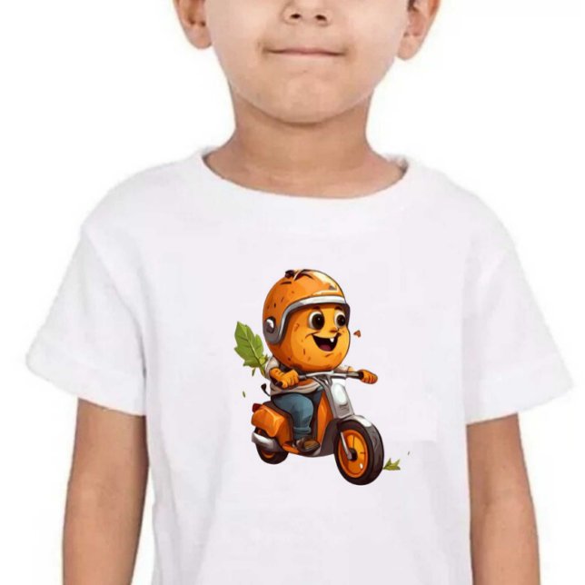 Camiseta Para Bebê Crianças Impressão modernas de moto (Criador carregado)