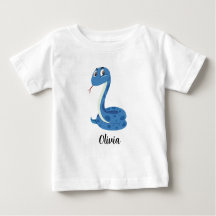 Crianças Personalizadas Cobras Meninas Bebê T-Shir