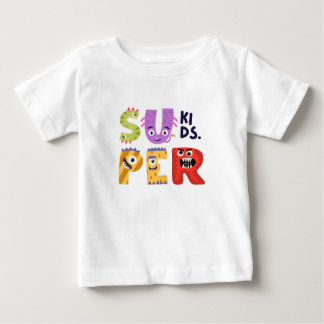 Camiseta Para Bebê crianças super