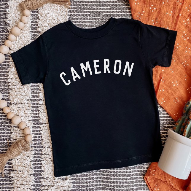 Camiseta Para Bebê Crianças - Teto de Nome Personalizado (Criador carregado)