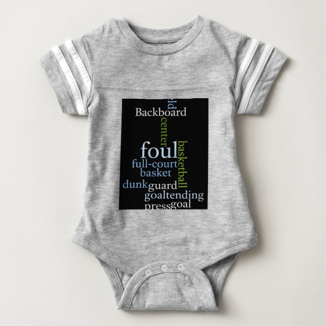 Camiseta Para Bebê Crianças Vestir basquetebol Bebê (Frente)