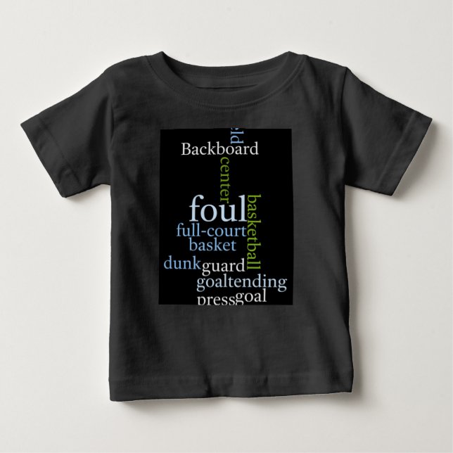 Camiseta Para Bebê Crianças Vestir basquetebol Bebê (Frente)