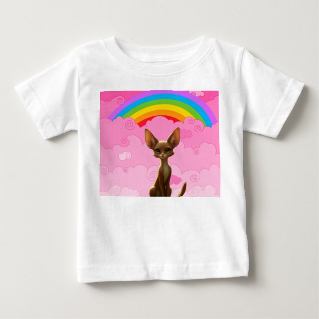 Camiseta Para Bebê Criatura de fantasia. (Frente)